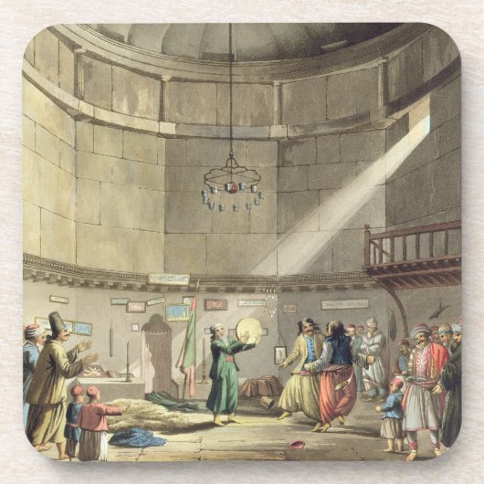 Dessous-de-verre La danse des derviches, plaquent 3 de la partie de (Devant)