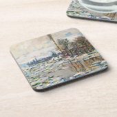 Dessous-de-verre La débâcle des glaces par Claude Monet (Côté gauche)