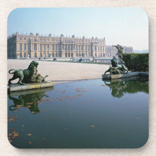 Dessous-de-verre La façade d'ouest ou de jardin vue du Parterre