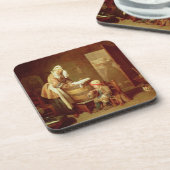 Dessous-de-verre La femme de blanchisserie (Côté gauche)