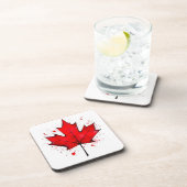 Dessous-de-verre La feuille d'âme du Canada (Côté Droit)