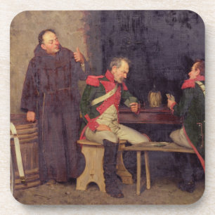 Dessous-de-verre La fraude (huile sur toile) (une de paires - voyez