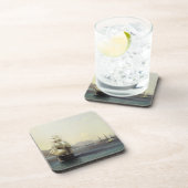 Dessous-de-verre La frégate de navire de guerre de navigation (Côté Droit)