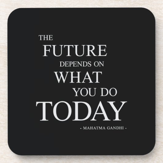 Dessous-de-verre La future citation motivante (Devant)