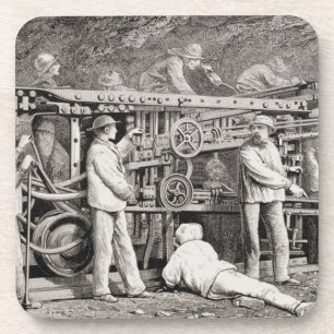 Dessous-de-verre La galerie avancée du côté français du lundi