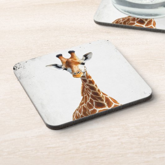 Dessous-de-verre La girafe (Côté gauche)