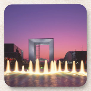 Dessous-de-verre La Grande Arche, La Défense, Paris, France