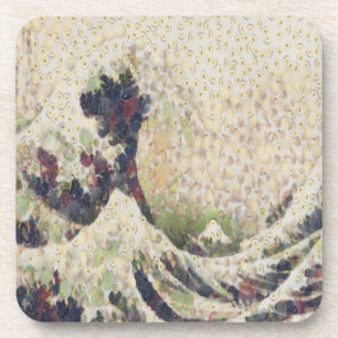 Dessous-de-verre La Grande Vague De Melon Honeydew Belle OEuvre D'A