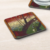 Dessous-de-verre La japonaise de Van Gogh après Hiroshige (Côté gauche)