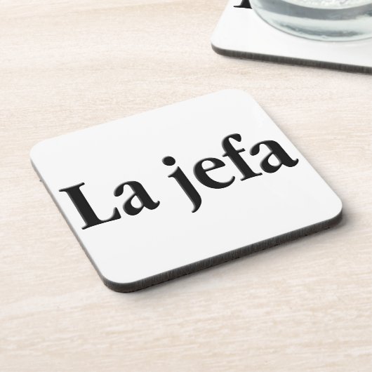 Dessous-de-verre La jefa (Côté gauche)