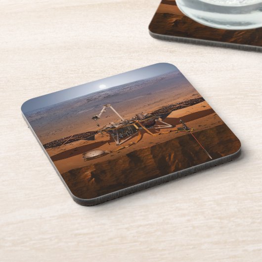 Dessous-de-verre La Lander de l'Insight (Côté gauche)