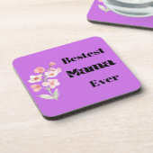 Dessous-de-verre La meilleure maman jamais sur un (Côté gauche)