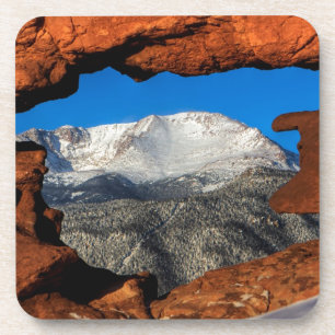 Dessous-de-verre La montagne américaine encadrée par Sandstone