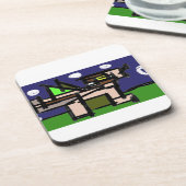 Dessous-de-verre La nuit du hurlement du loup (Côté gauche)