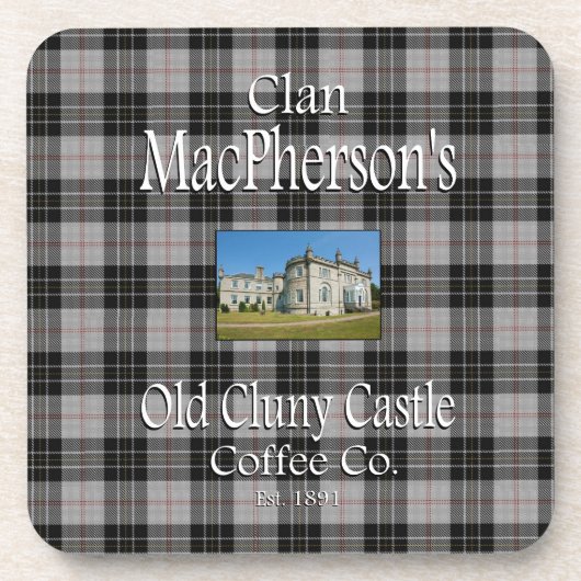 Dessous-de-verre La Old Clan MacPherson's Cluny Castle Coffee Co. (Devant)