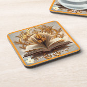 Dessous-de-verre "La page d'or" (Côté gauche)