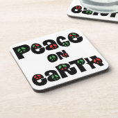 Dessous-de-verre La Paix sur Terre Noël (Côté gauche)