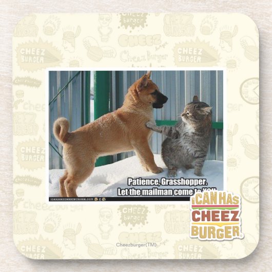 Dessous-de-verre La patience, sauterelle (Devant)