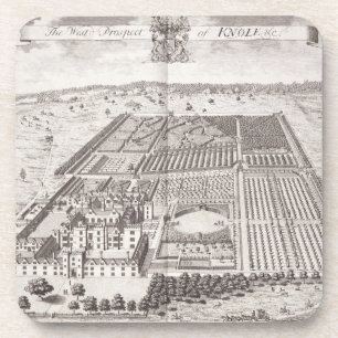 Dessous-de-verre La perspective occidentale de Knole, de