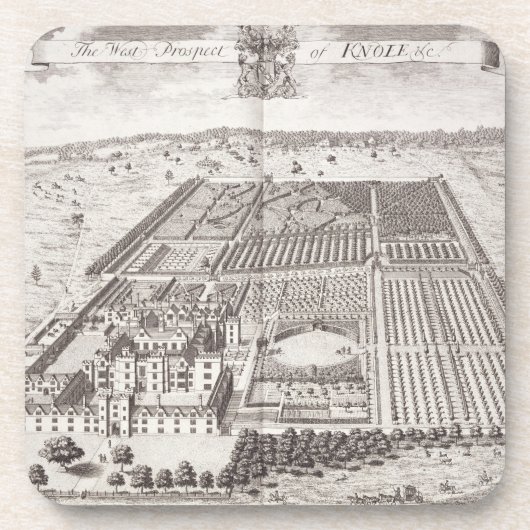 Dessous-de-verre La perspective occidentale de Knole, de (Devant)