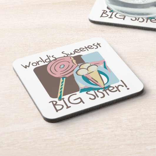 Dessous-de-verre La plus douce des grandes soeurs du monde (Côté gauche)