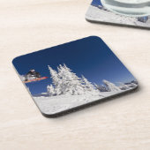 Dessous-de-verre La pratique du surf des neiges à Whitefish Mountai (Côté gauche)