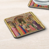 Dessous-de-verre La présentation dans le temple, 1342 (tempera sur (Côté gauche)