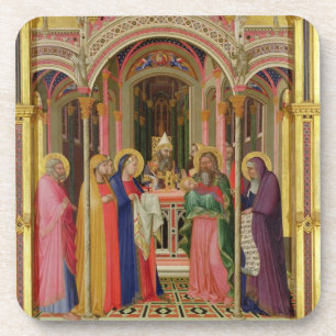 Dessous-de-verre La présentation dans le temple, 1342 (tempera sur