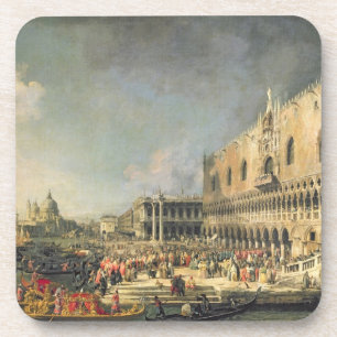 Dessous-de-verre La réception de l'ambassadeur français à Venise