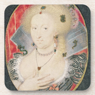 Dessous-de-verre La Reine Anne du Danemark, miniature
