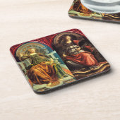 DESSOUS-DE-VERRE LA RENAISSANCE ANTIQUE TAROTS/MODÉRATION - COURAGE (Côté gauche)