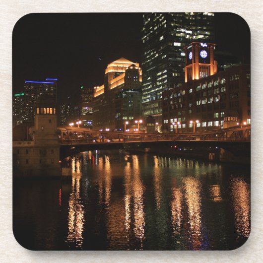 Dessous-de-verre La rivière Chicago (Devant)