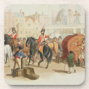 Dessous-de-verre La roue de loterie, gravée par l'artiste, 1805 (a