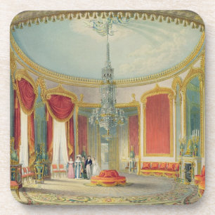 Dessous-de-verre La salle dans sa phase finale des vues du RO