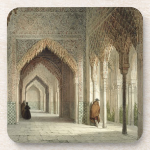Dessous-de-verre La salle de cour d'Alhambra, Grenade, 1853 (allum
