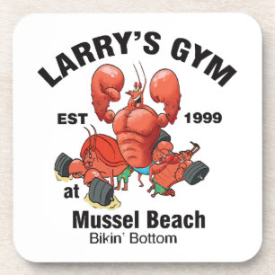Dessous-de-verre La salle de sport de Larry à Mussel Beach