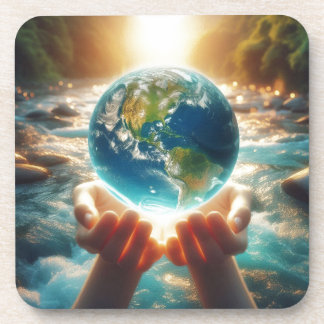 DESSOUS-DE-VERRE LA TERRE EST DANS NOS MAINS