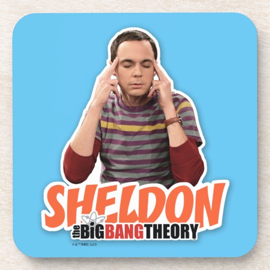 Dessous-de-verre La théorie du Big Bang | Sheldon (Devant)