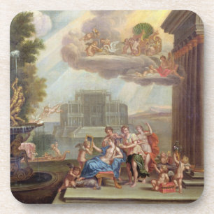 Dessous-de-verre La toilette de Vénus, XVIIIème siècle