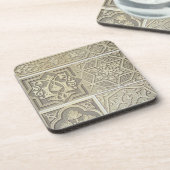 Dessous-de-verre La tuile arabe conçoit (le litho de couleur) (Côté gauche)