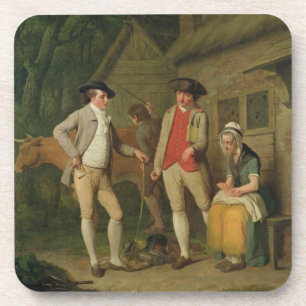 Dessous-de-verre La vache et les marchandises du Costard de veuve,