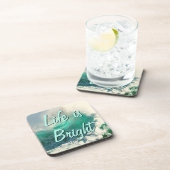 Dessous-de-verre La vie est brillante avec Ocean Waves (Côté Droit)