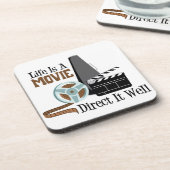 Dessous-de-verre La Vie Est Un Film (Côté gauche)