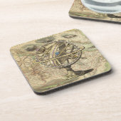 Dessous-de-verre La vieille Amérique britannique Explorez la carte  (Côté gauche)