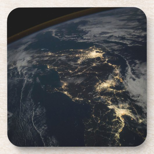 Dessous-de-verre La Ville Éclairait Le Japon La Nuit. (Devant)