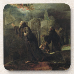 Dessous-de-verre La vision de St Francis de Paola