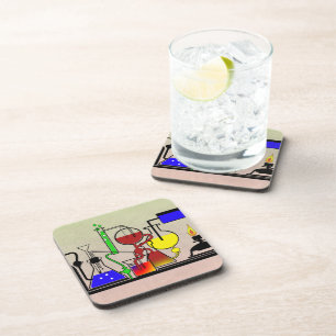 DESSOUS-DE-VERRE LAB WARE - LABORATOIRE GLASSWARE MAD SCIENTIFIQUE