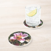 Dessous de verre - l'abeille sur un sauvage s'est (Côté)