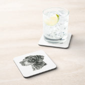 Dessous-de-verre Laboratoire noir (Côté Droit)