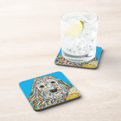 DESSOUS-DE-VERRE LABRADOODLE COASTER (Côté Droit)